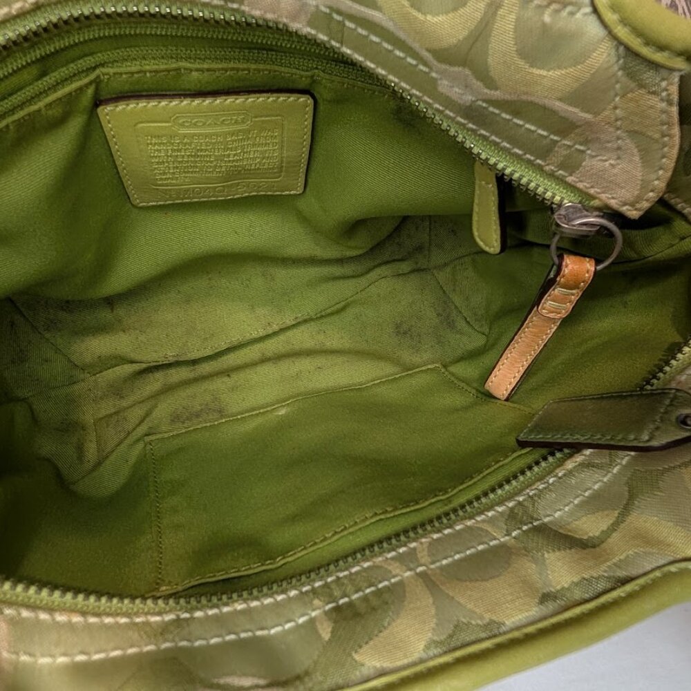 Coach Soho Optic Ladybug Handbag Signature Canvas Vintage RARE - Picture 12 of 15